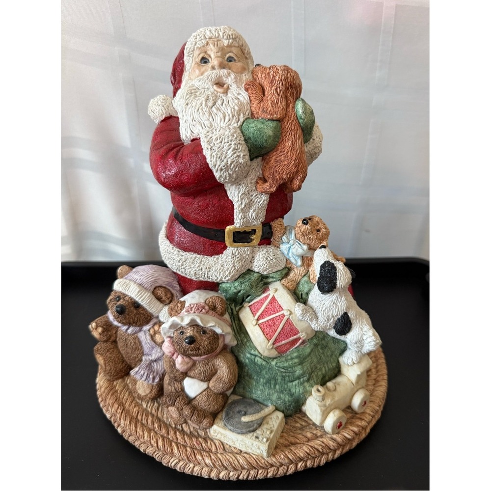 1988 United Design Legend of Santa Claus Load 'Em Up Figurine VTG 1307/7500